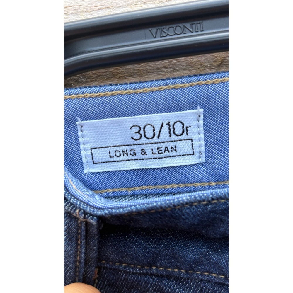 Gap Long & Lean Dark Wash Indigo Denim Flare Jeans Size 30/10r - Picture 3 of 5